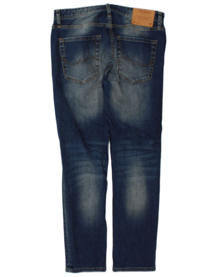Jack & Jones Herre Slim Jeans W34 L30 Blå Bomuld