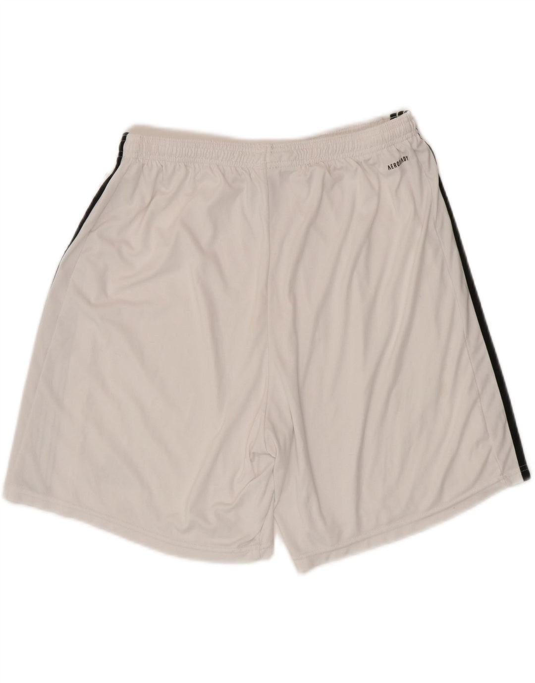 ADIDAS Mens Aeroready Sport Shorts 2XL  White Polyester Vintage Adidas and Second-Hand Adidas from Messina Hembry 