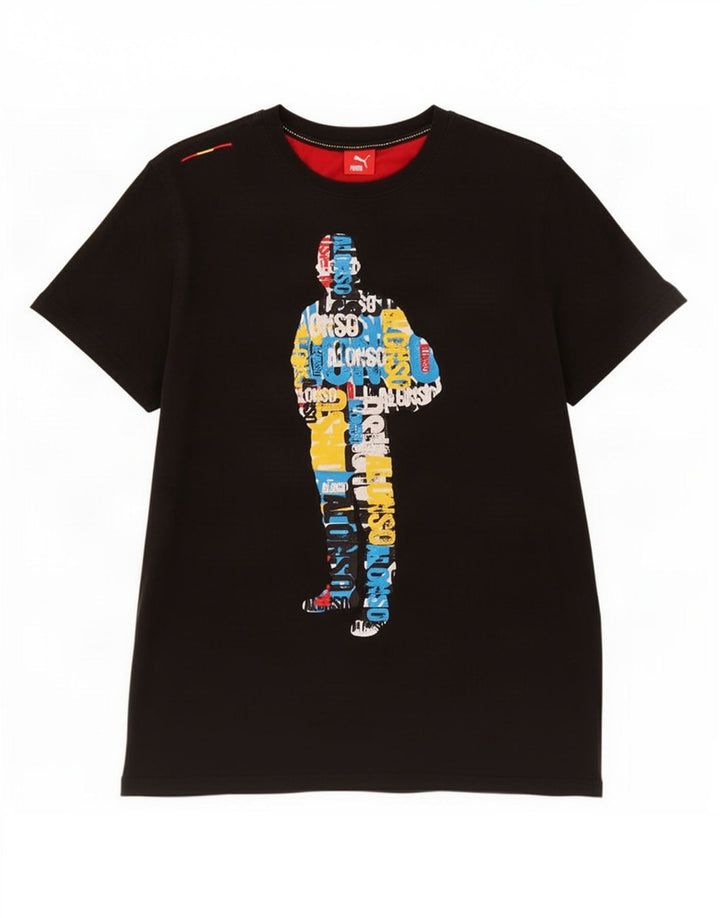 Puma Herre Grafisk T-Shirt Top 2XL Sort