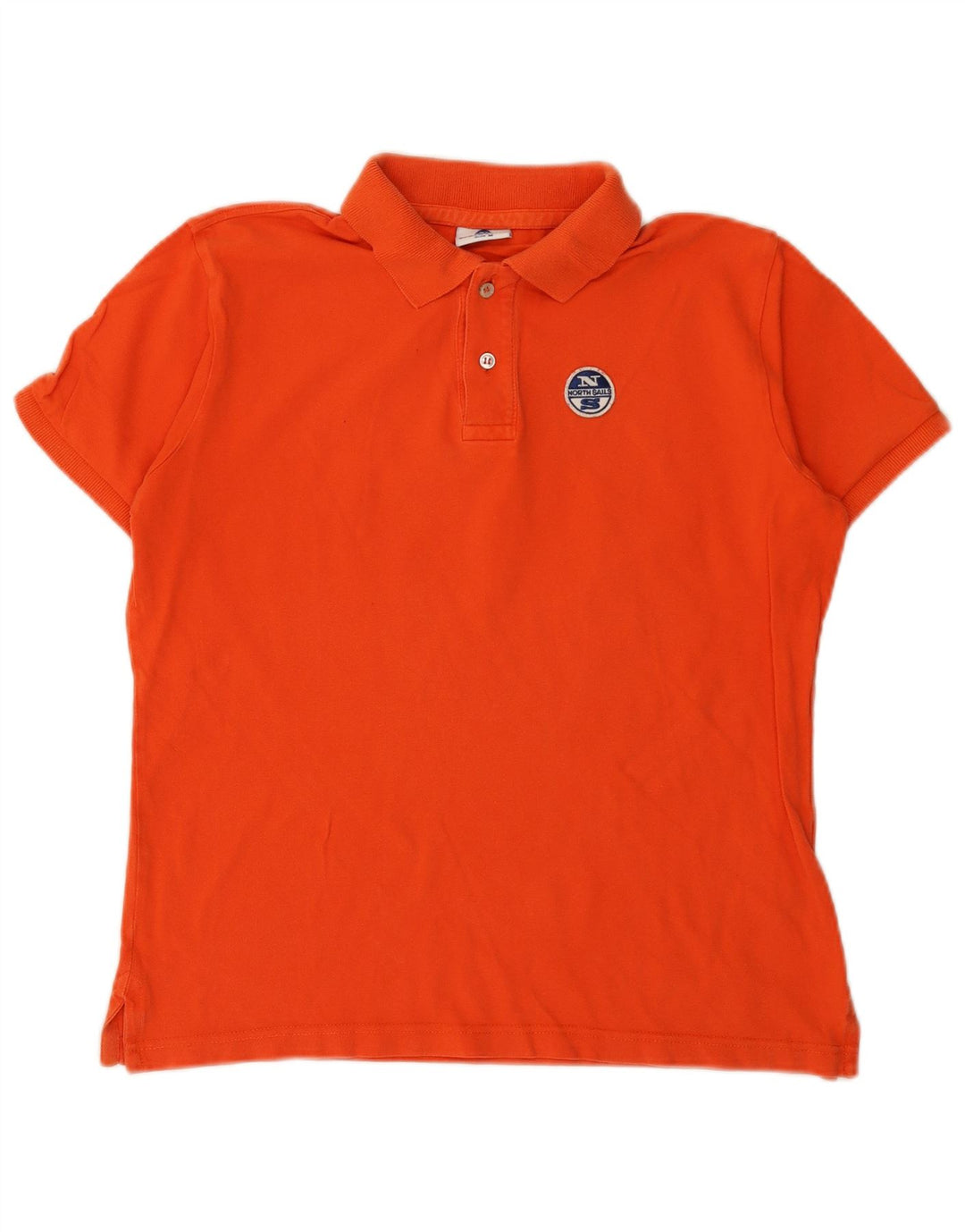 North Sails Herre Polo Shirt Medium Orange Bomuld