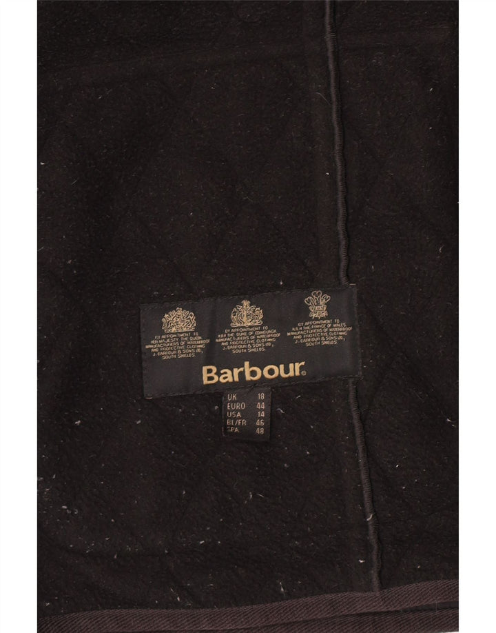 Barbour Quiltet jakke til kvinder UK 18 XL Sort polyamid