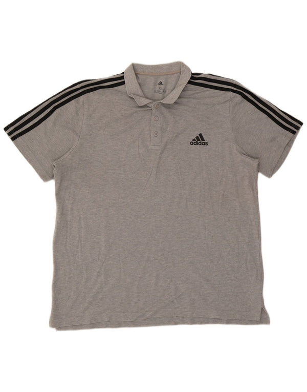 Adidas Polo Shirt til mænd XL Grå Bomuld