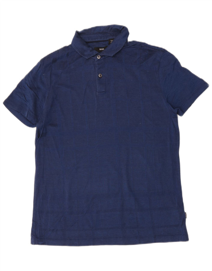 Hugo Boss Herre Regular Fit Polo Shirt Medium Navy Blue Bomuld