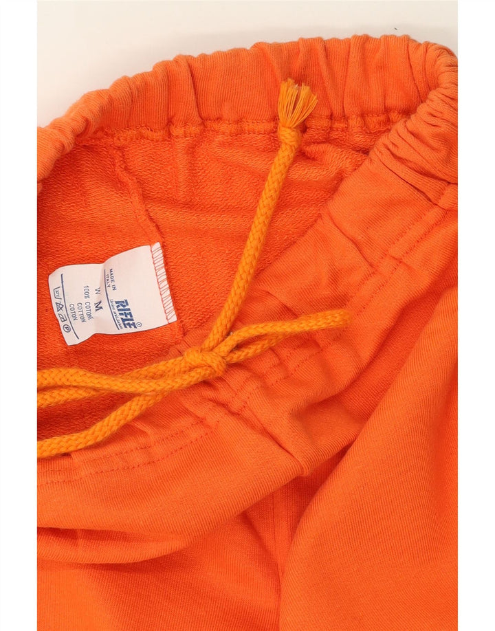 RIFLE Mens Graphic Sport Shorts Medium  Orange Cotton Vintage Rifle and Second-Hand Rifle from Messina Hembry 