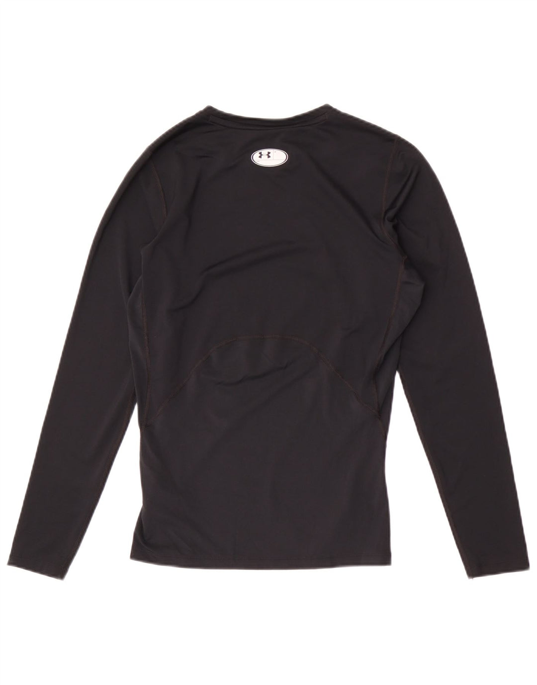 Under Armour Herre Heat Gear Top Langærmet Stor Sort Polyester