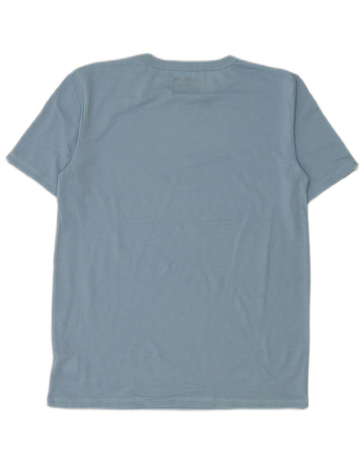 EDDIE BAUER Drenge T-Shirt Top 14-15 År Stor Blå Polyester