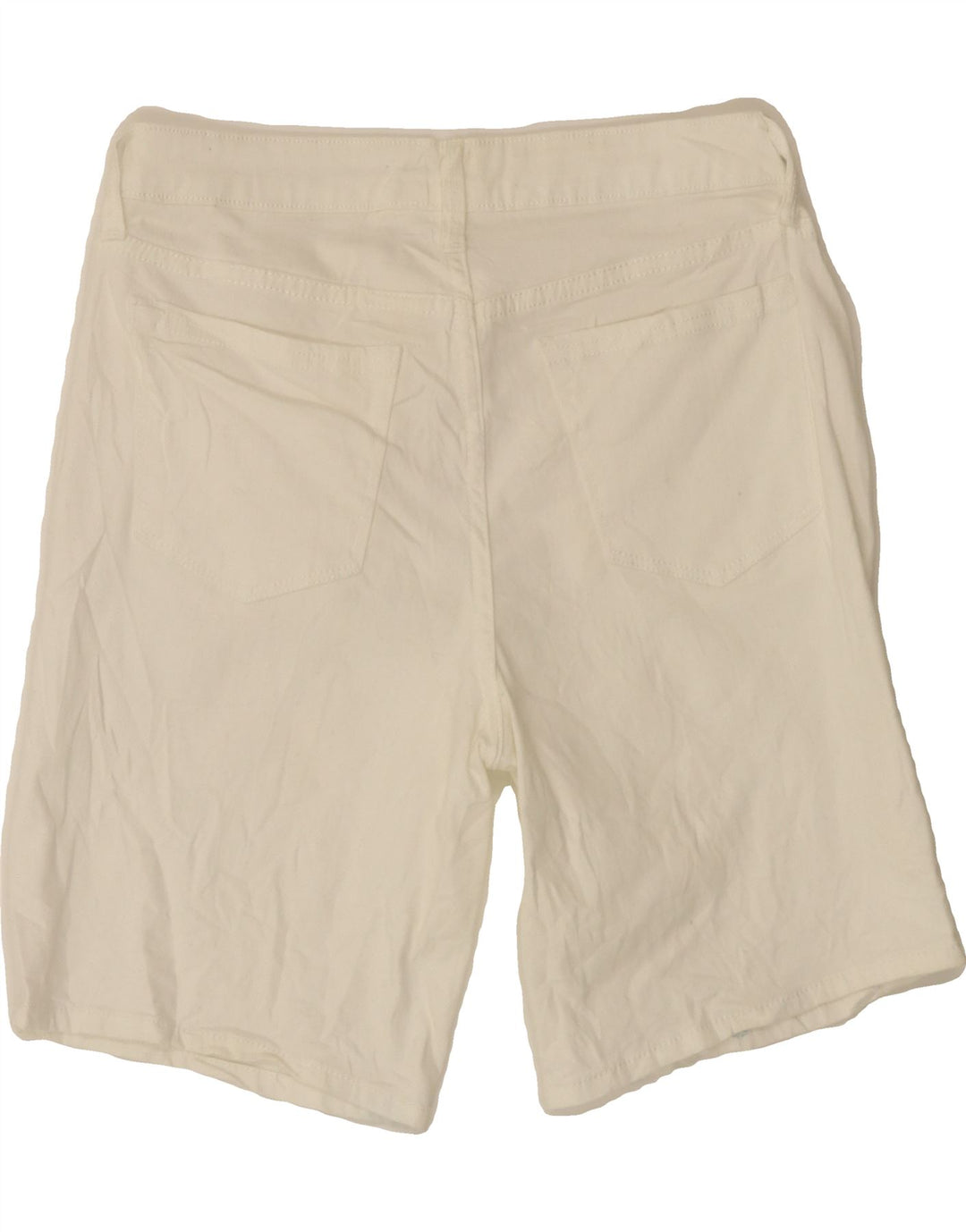 LEE Womens Riders Mid Rise Casual Shorts US 6 Medium W30 White Cotton Vintage Lee and Second-Hand Lee from Messina Hembry 
