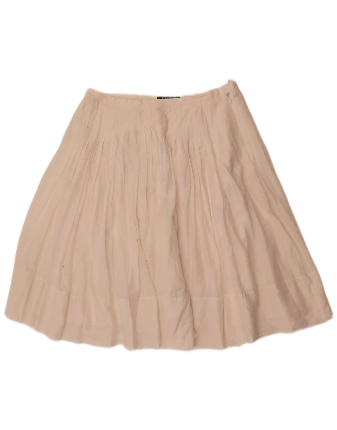 Ralph Lauren Dame A-Line nederdel US 10 Large W30 White Bomuld