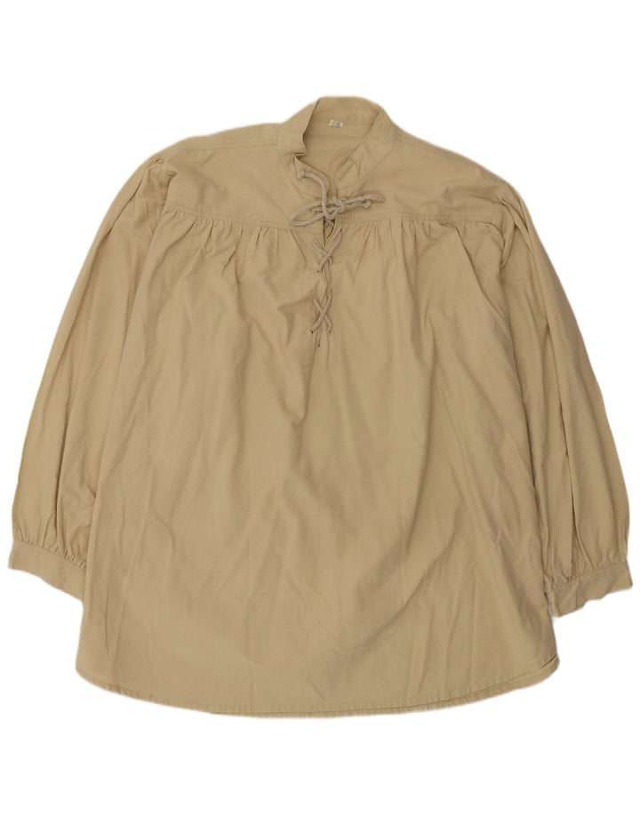 VINTAGE Herre Pullover XL Grøn Bomuld Bohemian