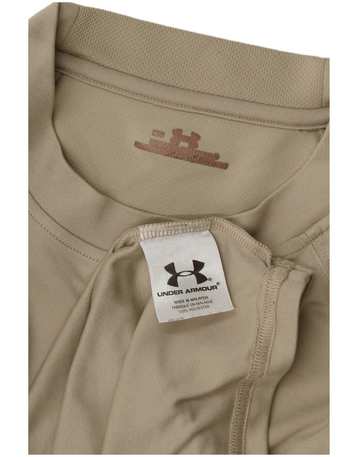 Under Armour Herre T-Shirt Top Stor Beige Polyester