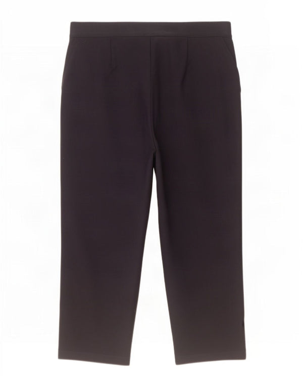 Marks & Spencer Dame Capri Bukser med høj talje UK 18 XL W36 L22 Marineblå