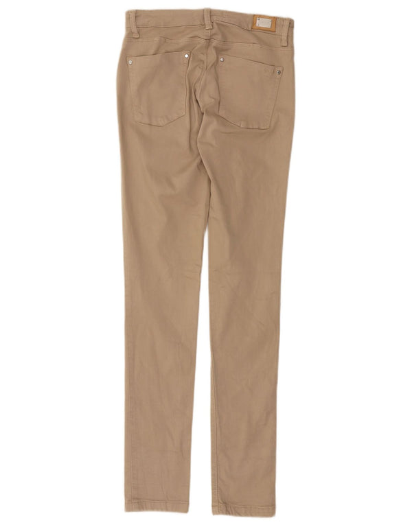ZARA Skinny Casual Bukser til kvinder EU 36 XS W26 L30 Beige Modal