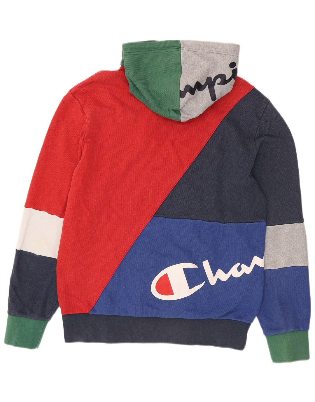 Champion Herre grafisk hættetrøje Jumper XL Flerfarvet Colourblock