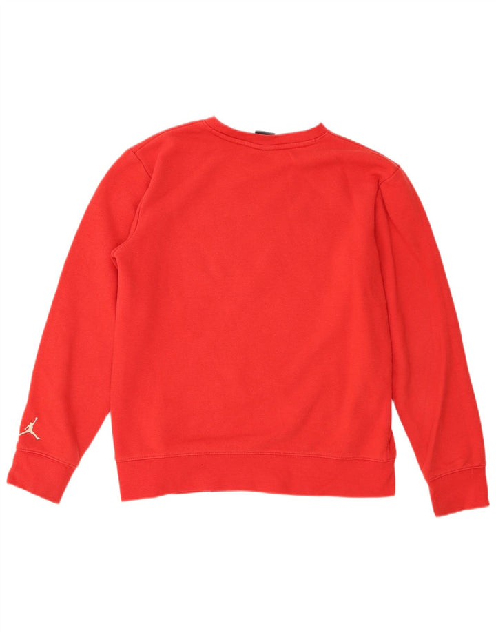 Jordan Boys Grafisk Sweatshirt Jumper 13-14 år XL Rød