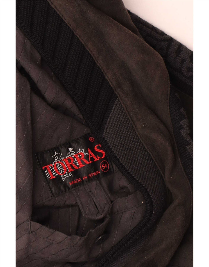 Torras Herre Ruskind Bomber Jacket IT 54 2XL Grå