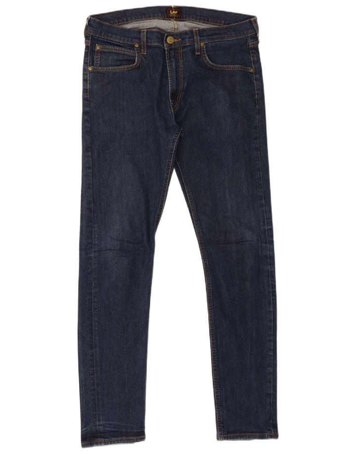 Lee Slim Jeans til mænd W33 L32 blå bomuld