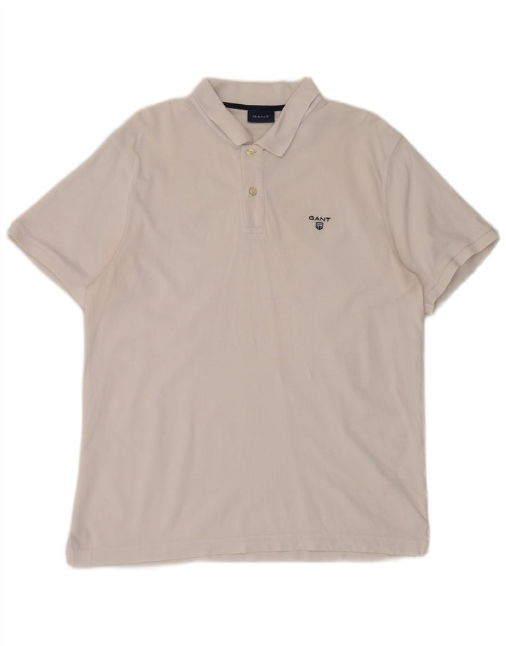 Gant Polo Shirt til mænd Stor hvid bomuld