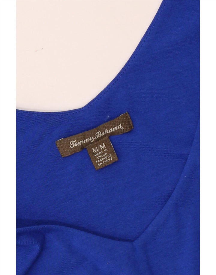 TOMMY BAHAMA Womens Sleeveless Maxi Dress UK 12 Medium Blue Viscose Vintage Tommy Bahama and Second-Hand Tommy Bahama from Messina Hembry 