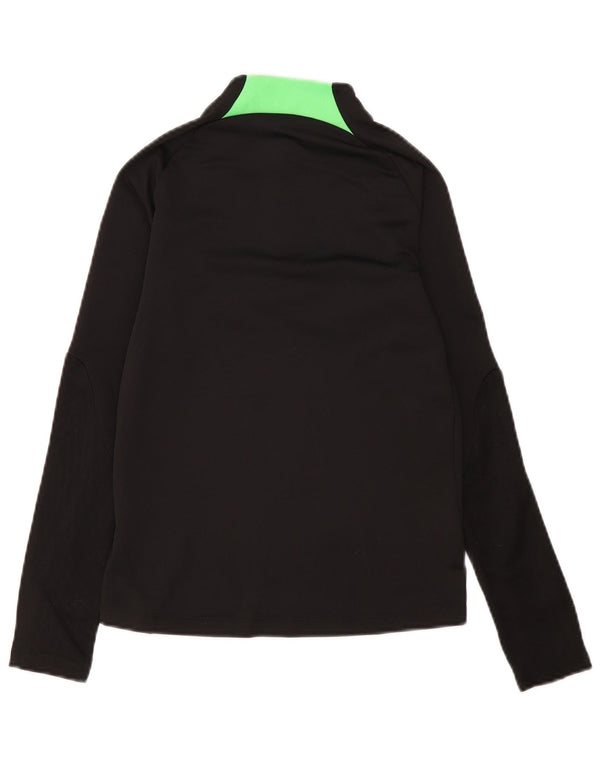 Nike Boys Zip Neck Pullover Træningsdragt Top 10-11 år Medium Sort