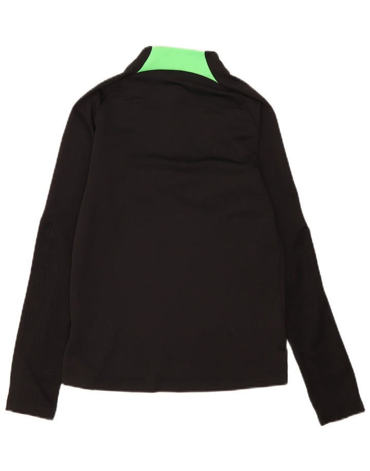 Nike Boys Zip Neck Pullover Træningsdragt Top 10-11 år Medium Sort