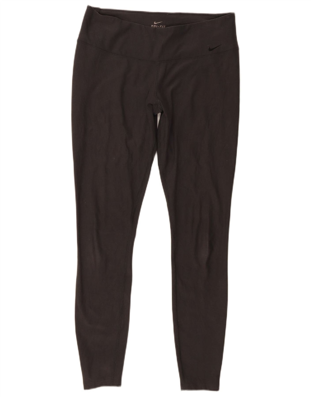 Nike Dame Dri Fit Leggings UK 16 Large Grå