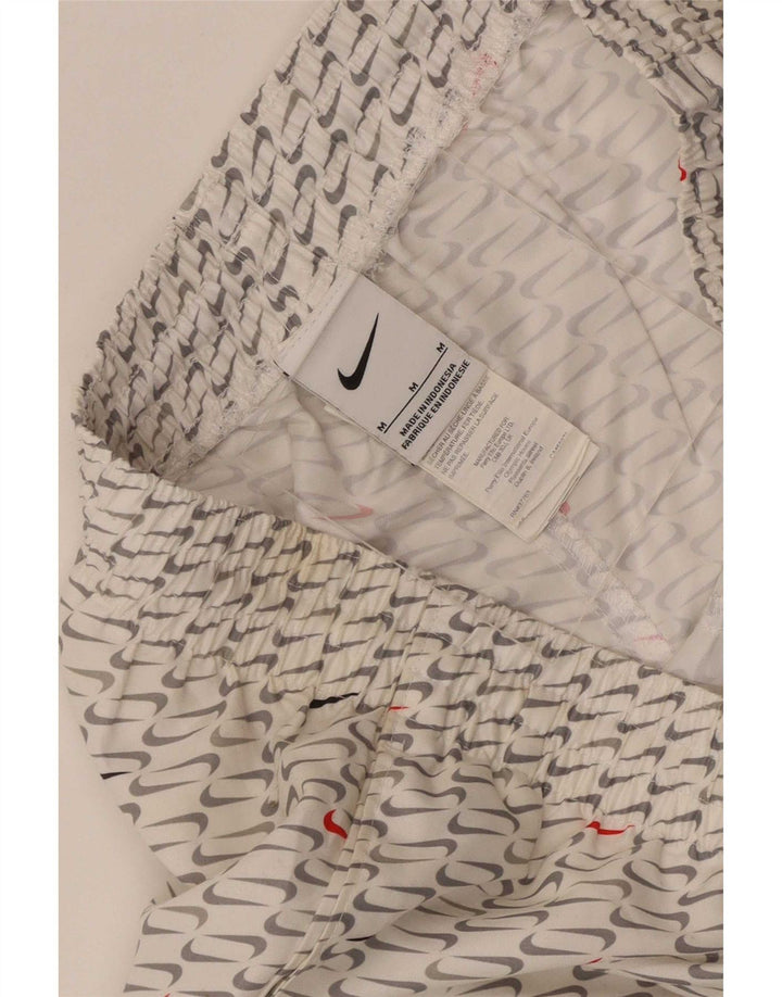 Nike Herre grafiske sportsshorts Medium hvid polyester