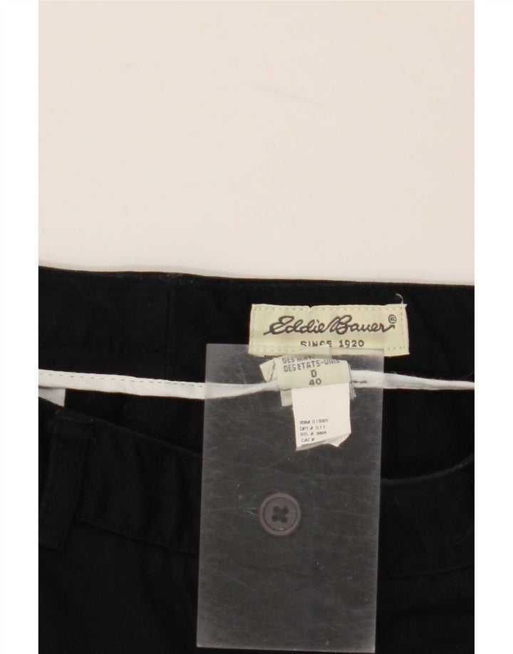 EDDIE BAUER Lige Chinobukser til kvinder EU 40 Medium W30 L30 Sort