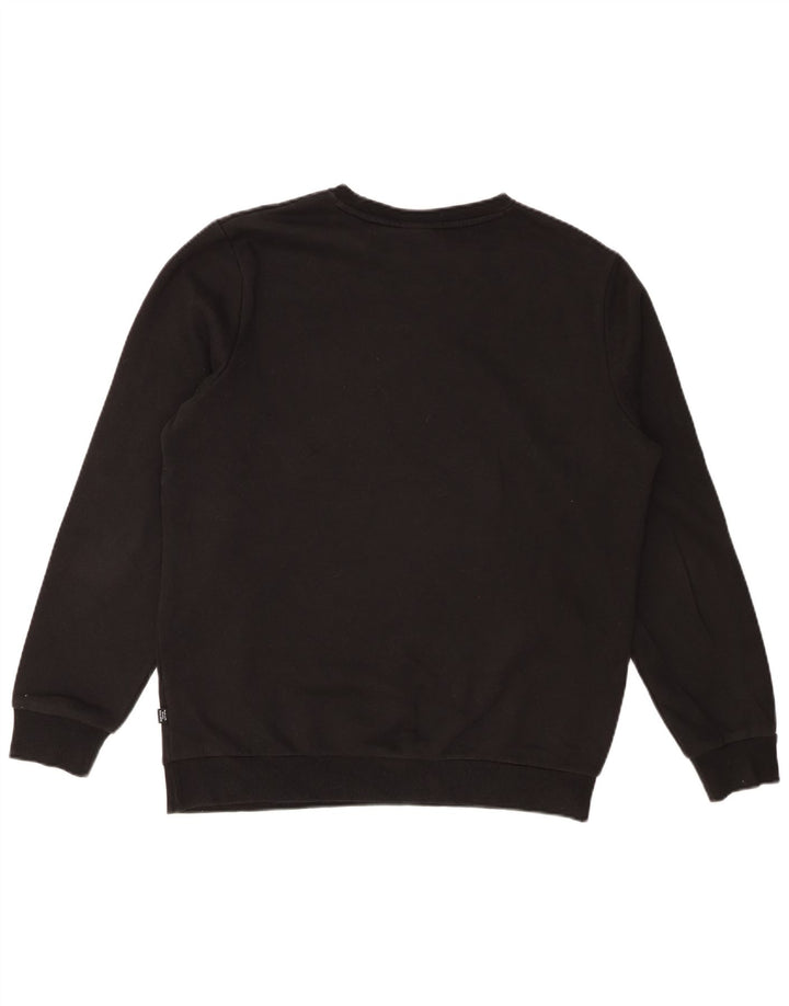 PUMA grafisk sweatshirt til mænd mellem sort bomuld