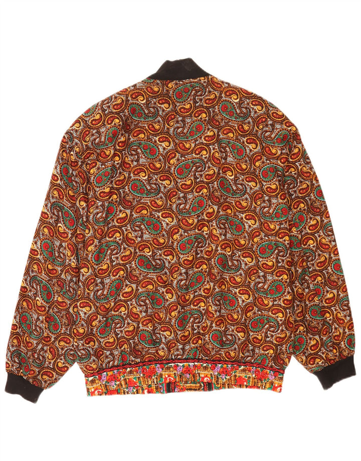 Astor Oversized Bomberjakke Kvinder EU 36/38 Lille flerfarvet Paisley