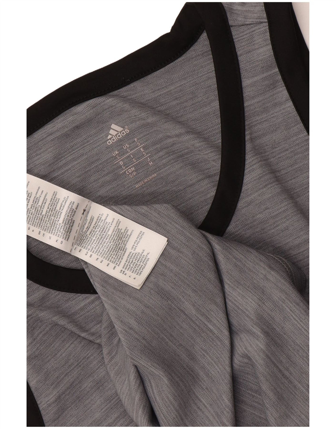 Adidas Herrevest Top Small Grå Flecked Polyester