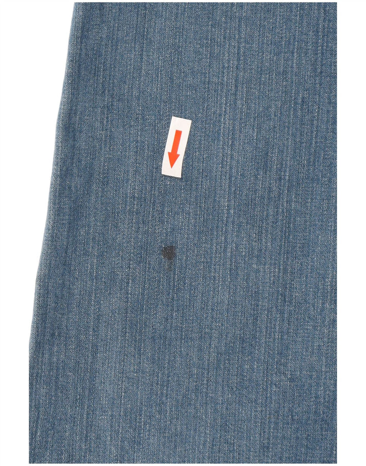 Oasis damejeans med brede ben W30 L32 blå bomuld