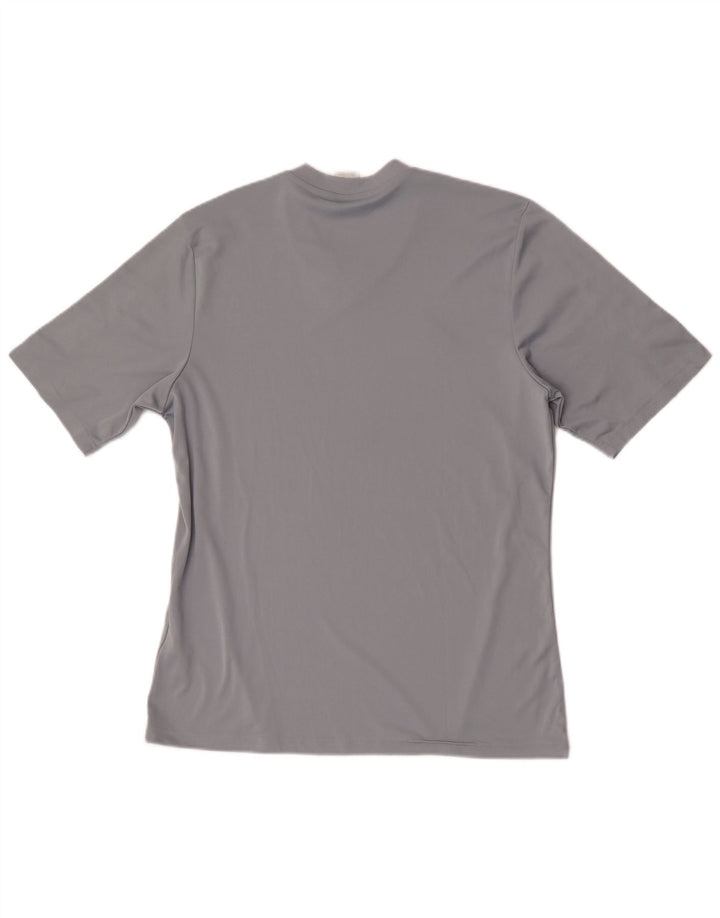 Adidas Herre T-Shirt Top Stor Grå Polyester