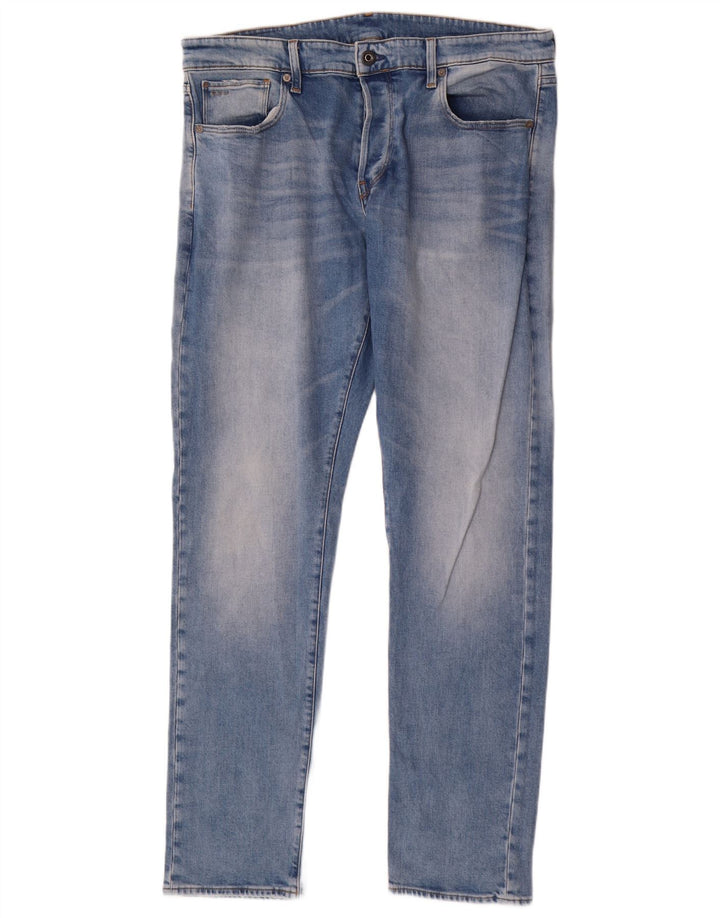 G-Star Herre Slim Jeans W36 L34 Blå Bomuld