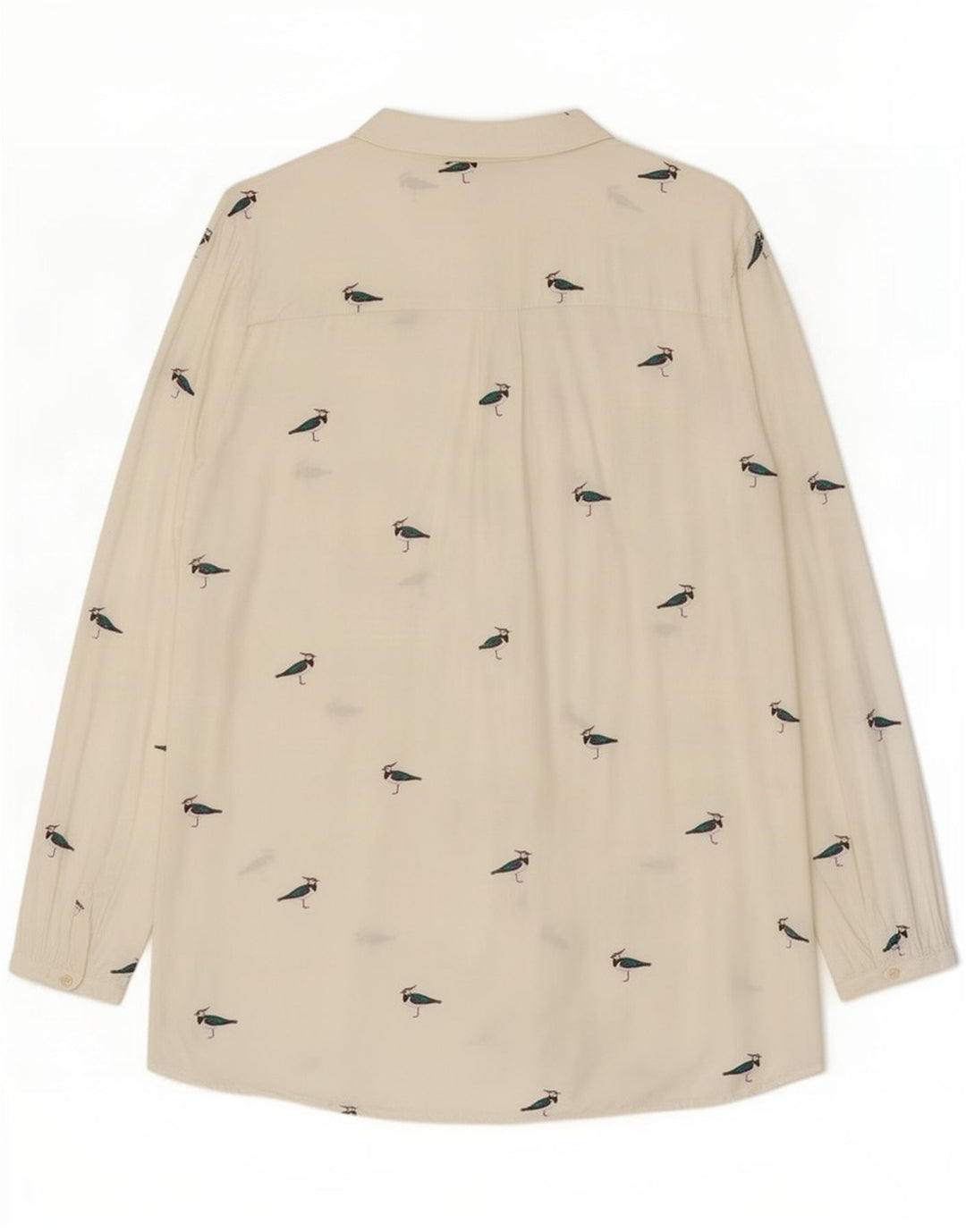 Joules kvinders abstrakt mønster Oversized skjortebluse UK 18 XL Hvid