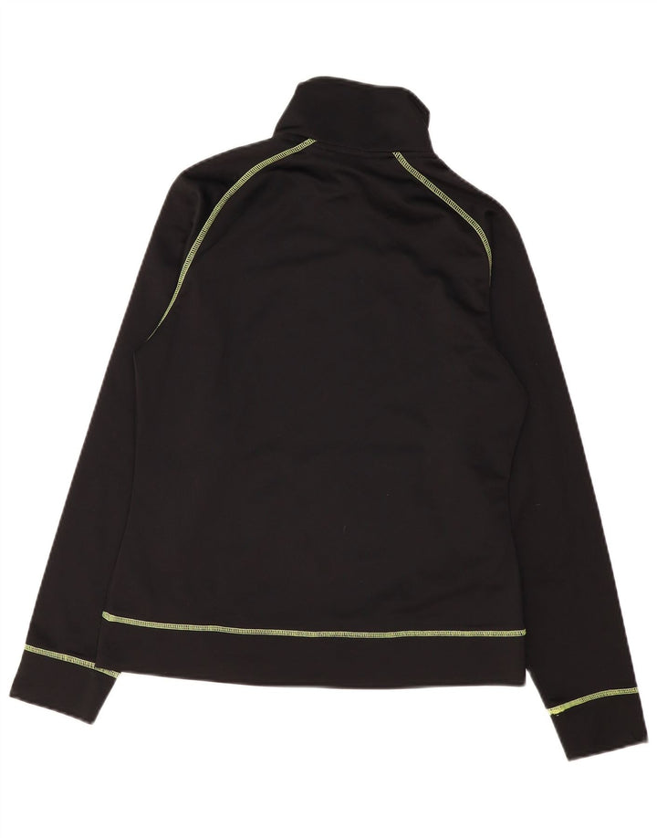 ASICS træningsdragt topjakke til kvinder UK 12 Medium Sort Polyester