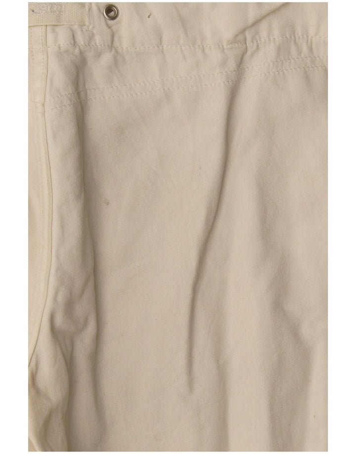 Diesel Chino Shorts til kvinder W26 Små hvide bomuld