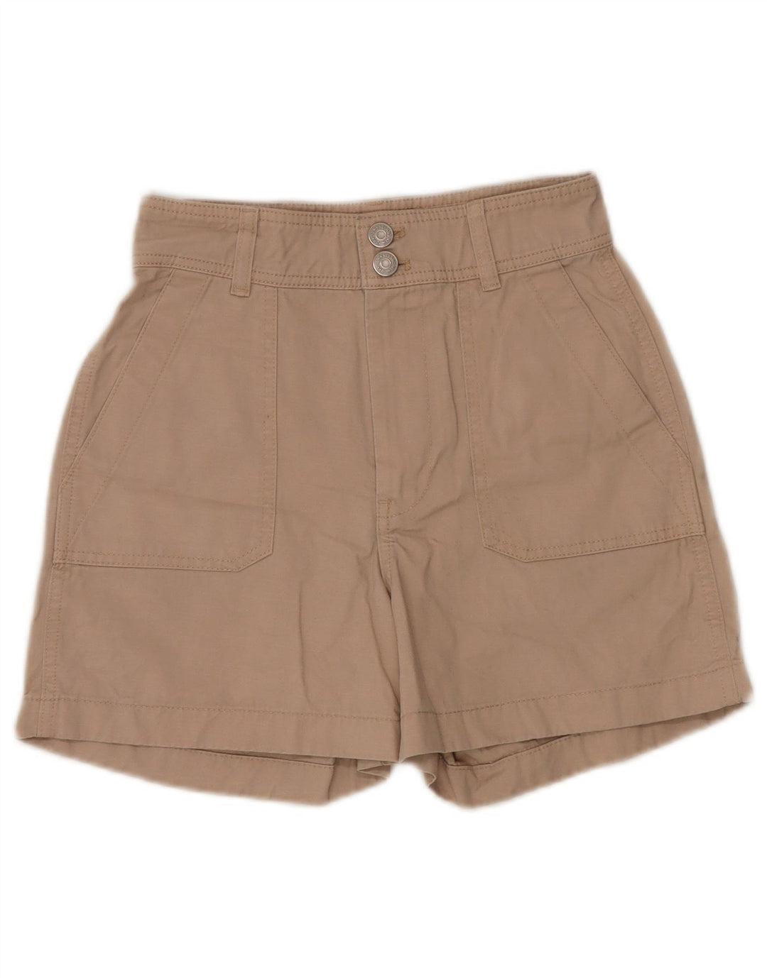 Tommy Hilfiger Dame High Rise Cargo Shorts W26 Small Beige