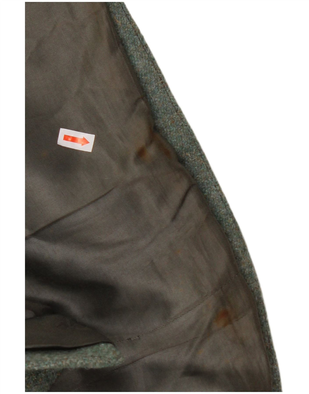 BURTON Herre skræddersyet 2-knaps blazerjakke UK 38 Medium Green Virgin Wool