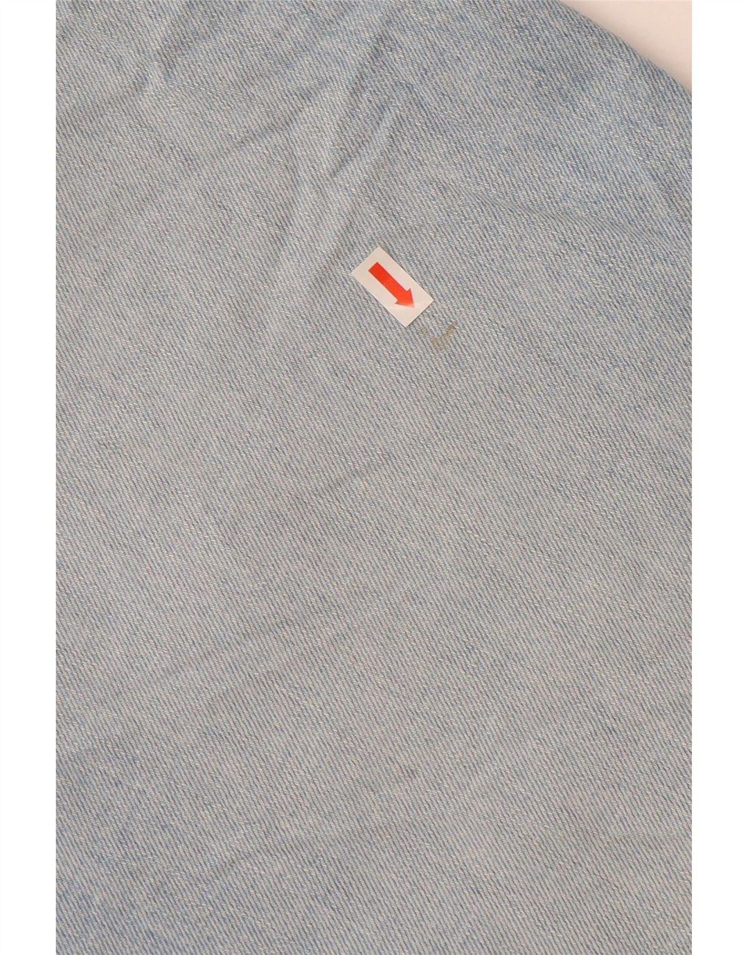 TOMMY HILFIGER højtaljede denimnederdel til kvinder US 10 Large W30 blå bomuld