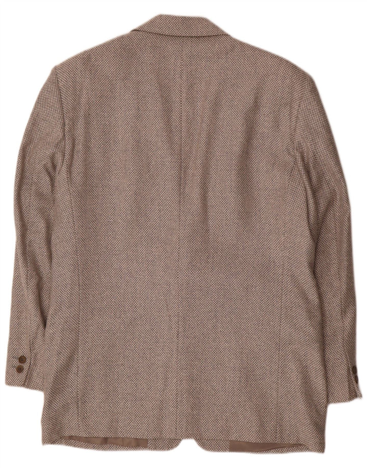 BYBLOS Herre 2-knaps blazerjakke UK 40 Stor grå plettet uld