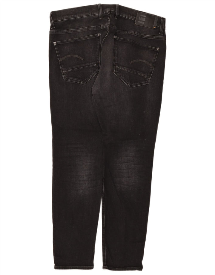 G-Star Slim Jeans til mænd W36 L30 Sort bomuld