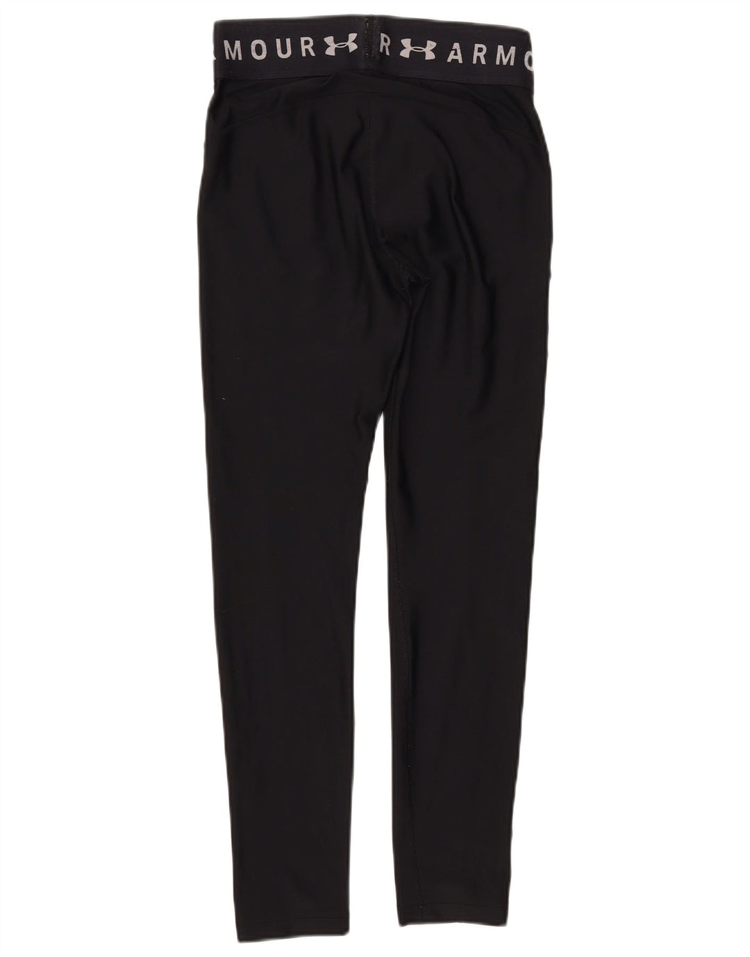 UNDER ARMOUR Dame Heat Gear Grafiske Leggings UK 12 Medium Sort