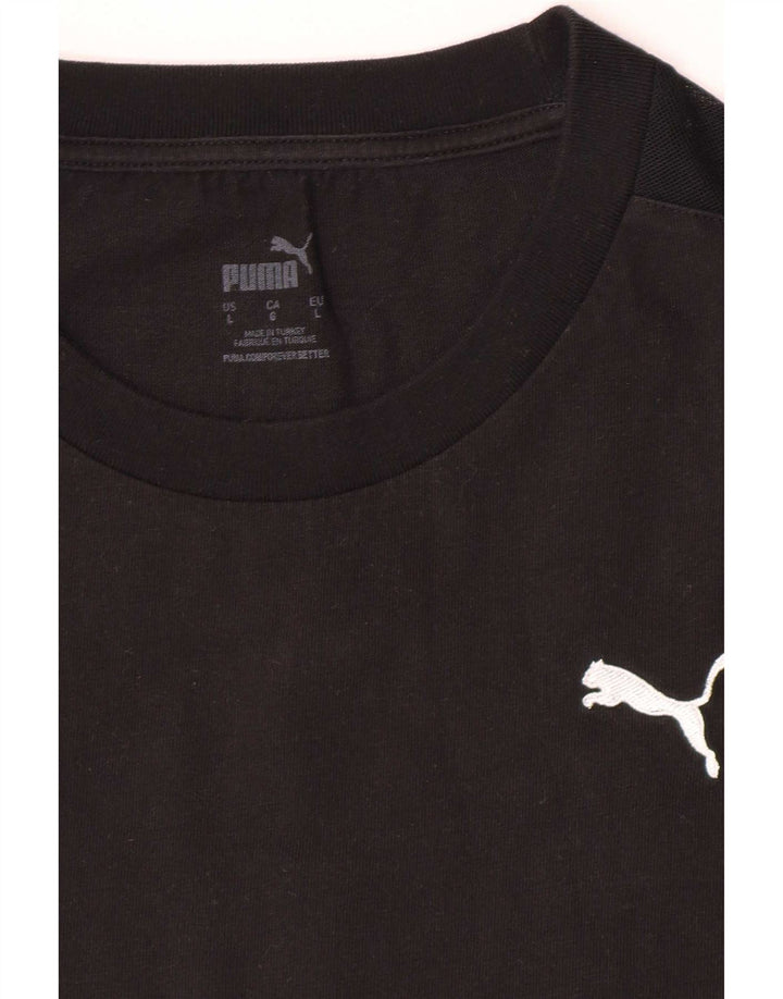 Puma Dame Oversized T-Shirt Kjole UK 16 Large Sort