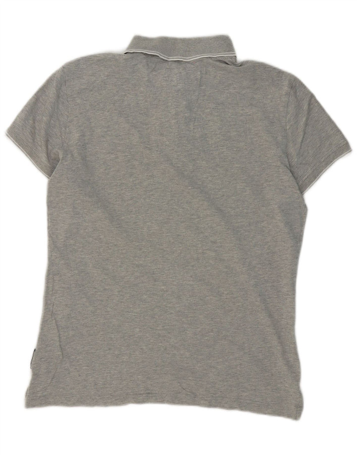 Armani Jeans Herre Extra Slim Fit Polo Shirt Medium Grey Bomuld