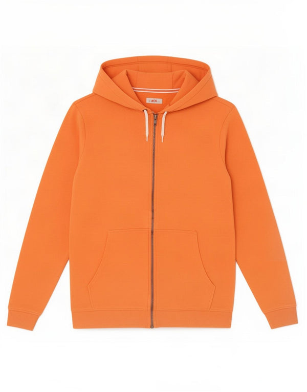 Marks & Spencer Boys Hættetrøje med lynlås 12-13 år Orange Bomuld