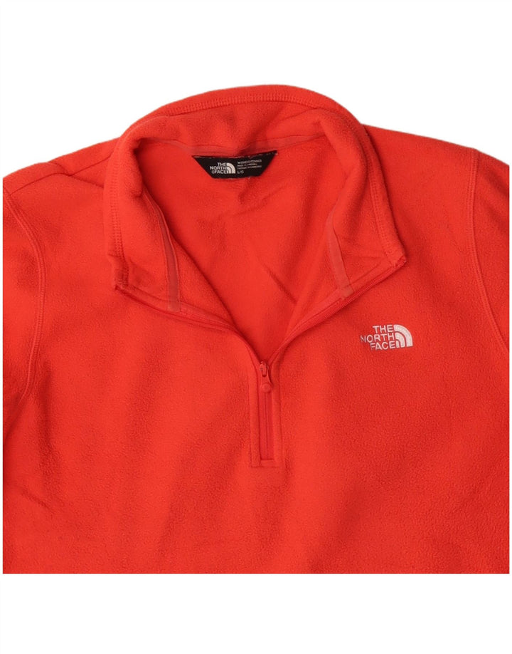 The North Face Dame Fleece Jumper med lynlås DK 16 Stor Orange Polyester