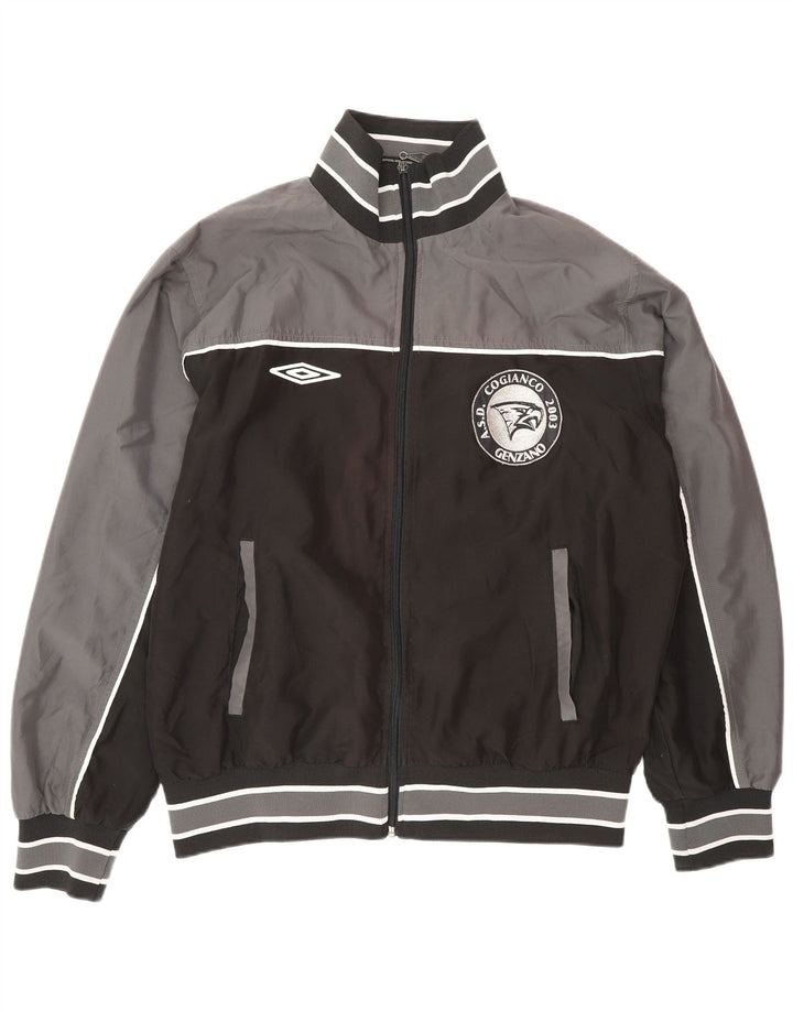Umbro Herre Grafisk Træningsdragt Top Jakke Stor Grå Colourblock Polyester
