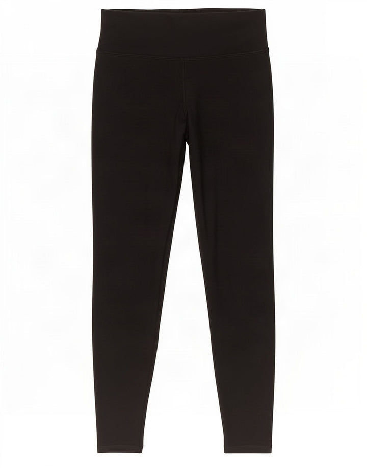 Nike Dame Dri Fit Leggings UK 10 Small Black Polyester