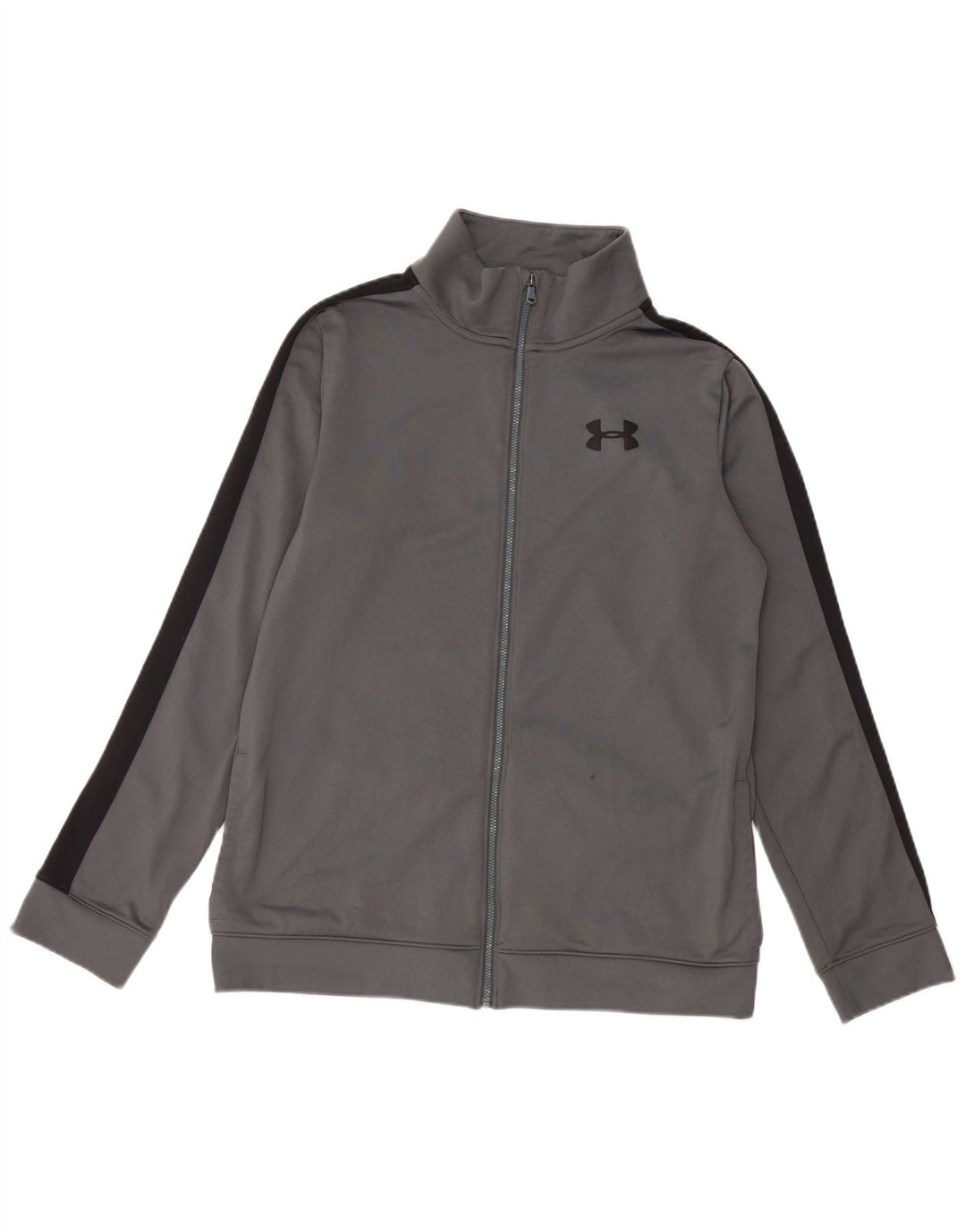 Under Armour Boys Tracksuit Topjakke 13-14 år XL Grå Colourblock