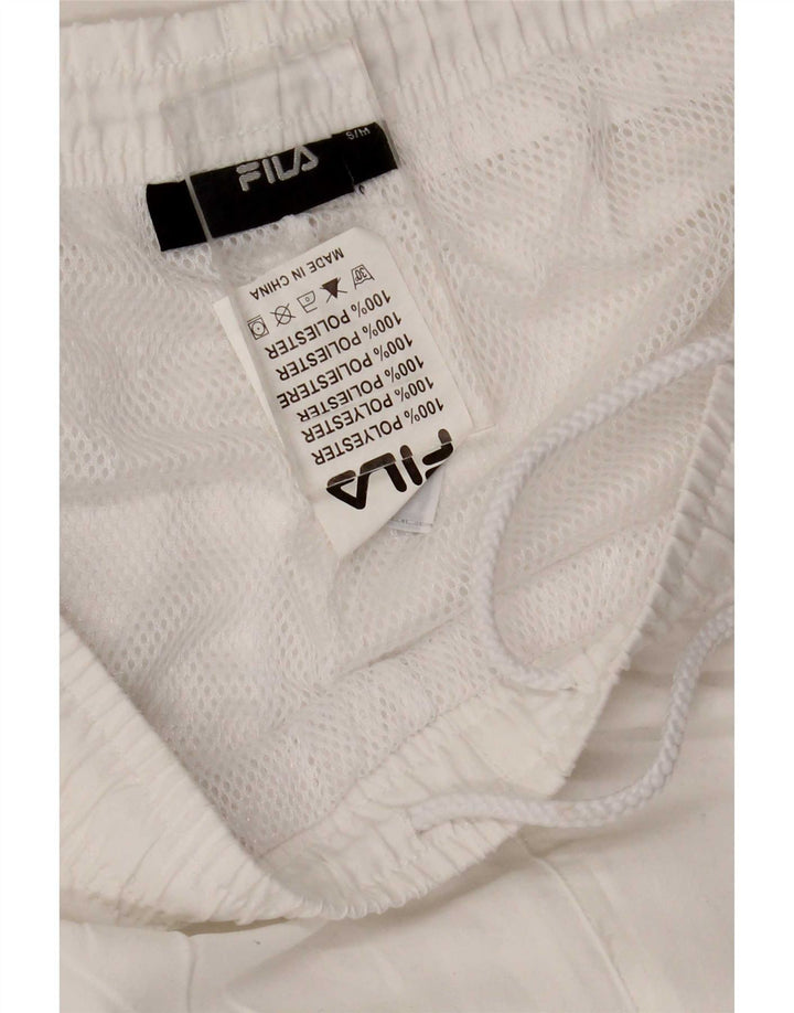 Fila Træningsdragtsbukser til kvinder UK 10 Small White Polyester